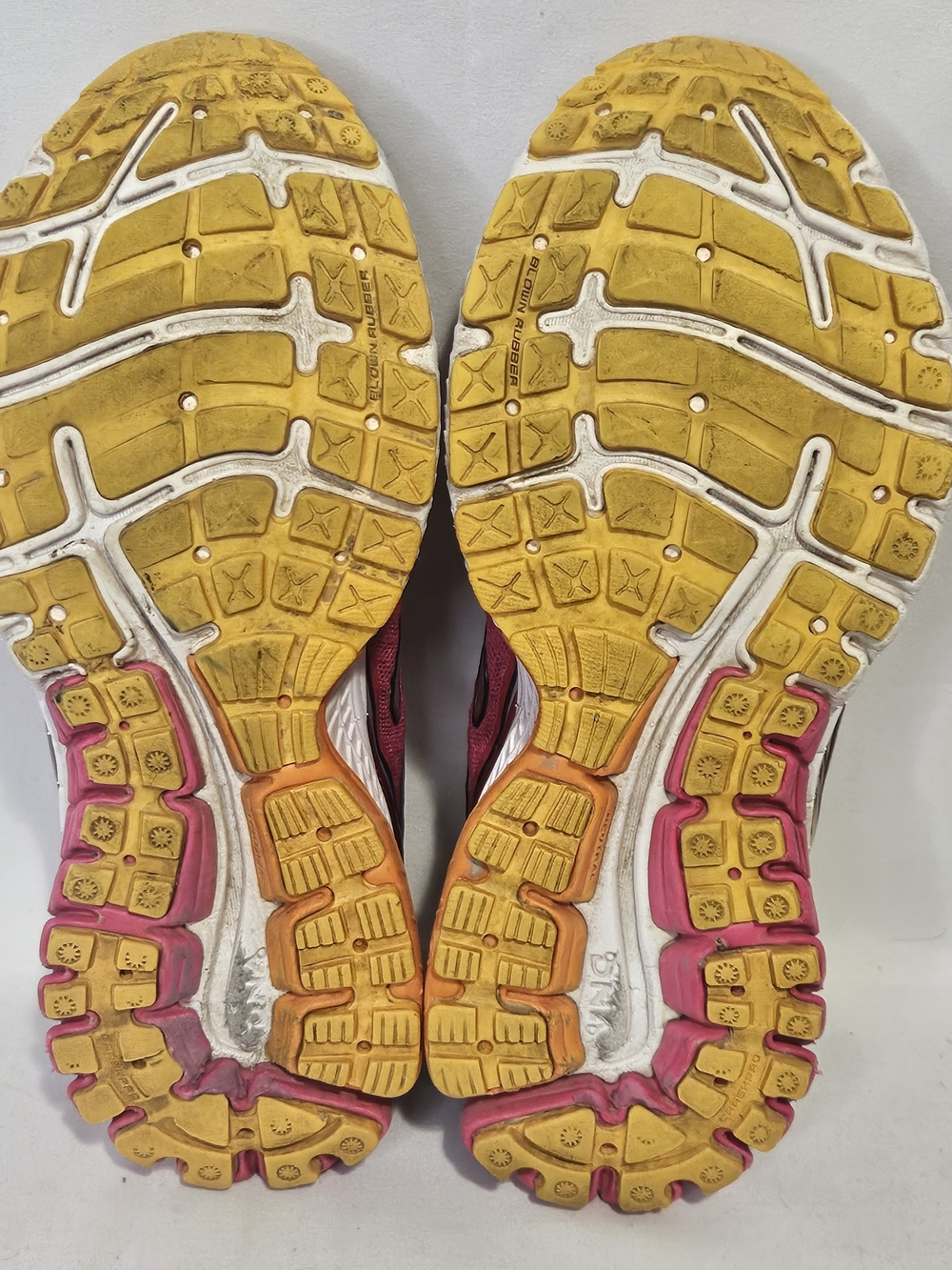 Brooks Ghost 7 G7 Women's US 7.5 Running Shoes - Pink with Orange Accents - Picture 7 of 16